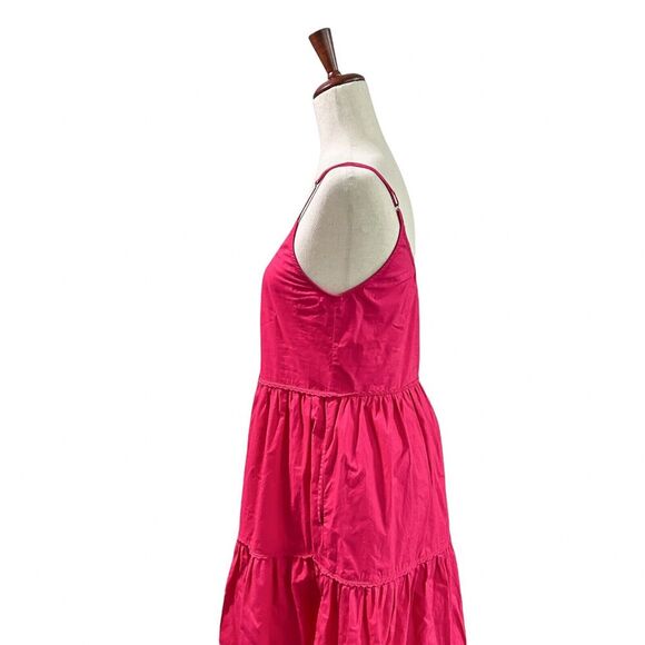Roller Rabbit "Dakota" Dress Size Extra Small XS Women's Pink Maxi Tiered Boho - Picture 8 of 13